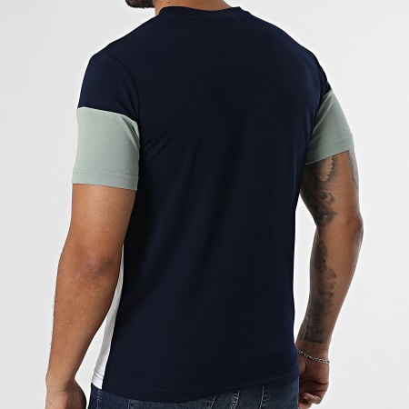 Sergio Tacchini - T-Shirt Prave 40845 Blu Navy Bianco Verde