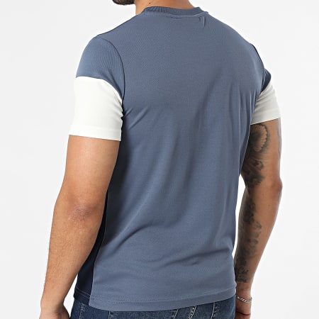 Sergio Tacchini - T-Shirt Prave 40845 Blu Navy Grigio Bianco