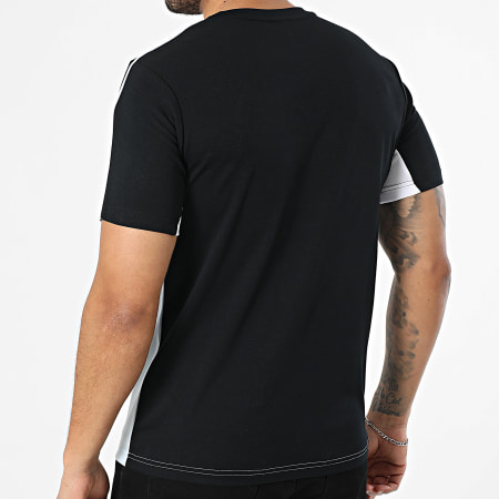 Sergio Tacchini - T-Shirt Caspio 41430 Nero Blu Chiaro Bianco