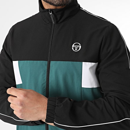 Sergio Tacchini - Completo Caspio 41435 Nero Verde Bianco