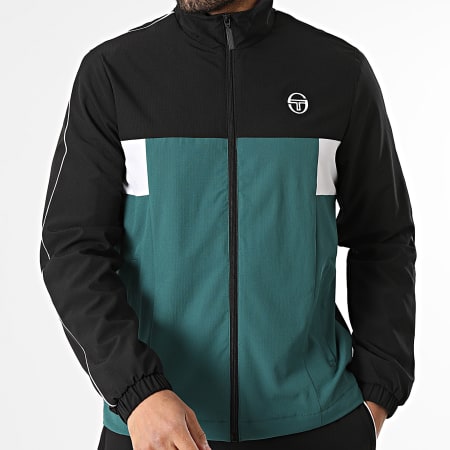 Sergio Tacchini - Completo Caspio 41435 Nero Verde Bianco