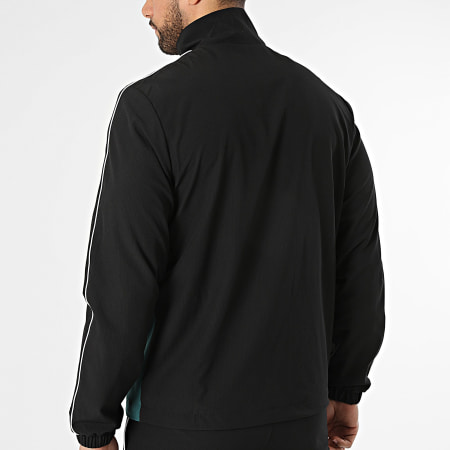 Sergio Tacchini - Completo Caspio 41435 Nero Verde Bianco