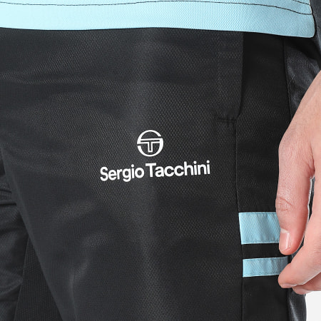 Sergio Tacchini - Pantalone Jogger Termoli 41559 Nero Blu Chiaro