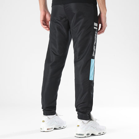 Sergio Tacchini - Pantalone Jogger Termoli 41559 Nero Blu Chiaro