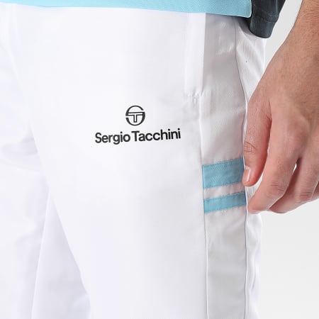 Sergio Tacchini - Pantalon Jogging Termoli 41559 Blanc Bleu Clair