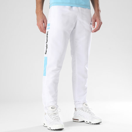 Sergio Tacchini - Pantalon Jogging Termoli 41559 Blanc Bleu Clair
