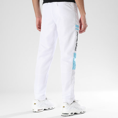 Sergio Tacchini - Pantalon Jogging Termoli 41559 Blanc Bleu Clair