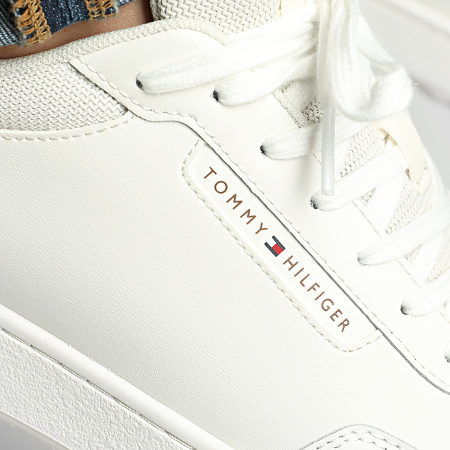 Tommy Hilfiger - Baskets Core Lite Leather Suede 5714 Ivory Petal