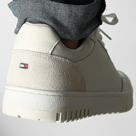 Tommy Hilfiger - Baskets Core Lite Leather Suede 5714 Ivory Petal