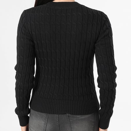 Tommy Hilfiger - Pull Femme Cable Mid 7644 Noir