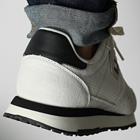 Tommy Jeans - Baskets Eva Runner Leather 1690 Ecru Black