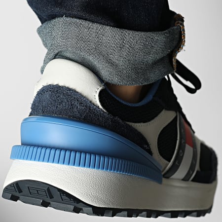 Tommy Jeans - Baskets Technical Runner Essential 1537 Navy Sphere Blue