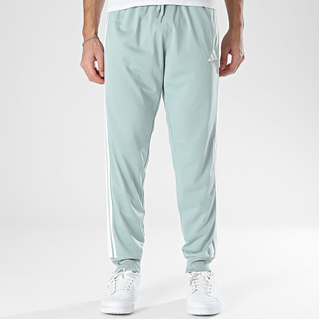 Adidas Sportswear - Pantalon Jogging A Bandes 3 Stripes KC1371 Vert Clair Blanc