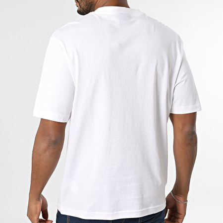 Hugo Blue - Tee Shirt Nayonix 50554382 Blanc Bleu Roi