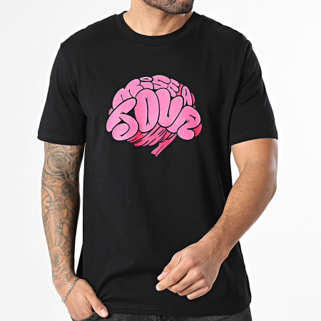 Kanoé X Mise A Jour - Tee Shirt Oversize Bless Me Noir