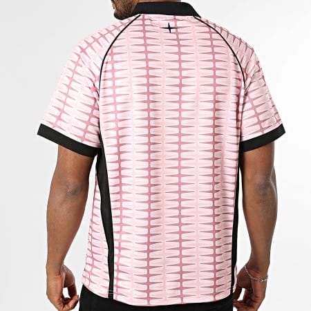 PXP - Maillot Col V Jersey 2611127 Rose Noir