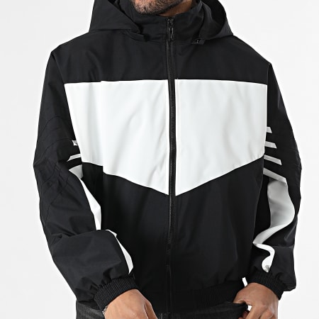 Uniplay - Chaqueta Capucha Cremallera 018 Negro Blanco