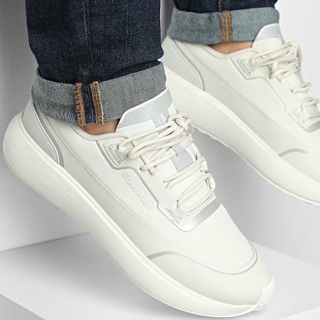 Calvin Klein - Baskets City Runner Laceup Tech Mix 2045 Oyster Mushroom Vaporous Silver