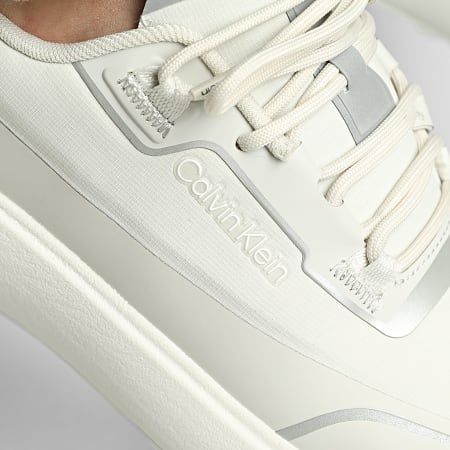 Calvin Klein - Baskets City Runner Laceup Tech Mix 2045 Oyster Mushroom Vaporous Silver