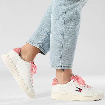 Tommy Jeans - Baskets Femme Archive' 98 2815 Ivory Enchanted Pink