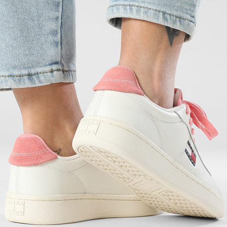 Tommy Jeans - Baskets Femme Archive' 98 2815 Ivory Enchanted Pink