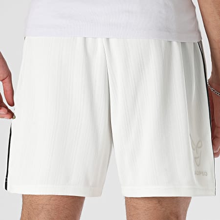 Adidas Sportswear - Short Jogging A Bandes Juventus KB4451 Beige Clair Noir