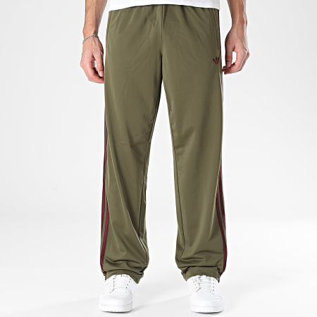 Adidas Originals - Pantalon Jogging A Bandes Firebird KE1649 Vert Kaki