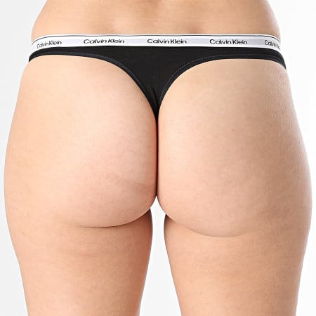 Calvin Klein - String Dames QD5043E Zwart