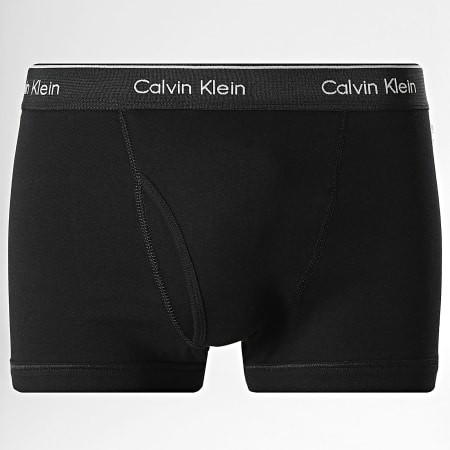Calvin Klein - Lot De 5 Boxers NB1897 Noir Bleu Clair Corail