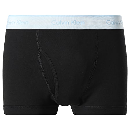 Calvin Klein - Lot De 5 Boxers NB1897 Noir Bleu Clair Corail