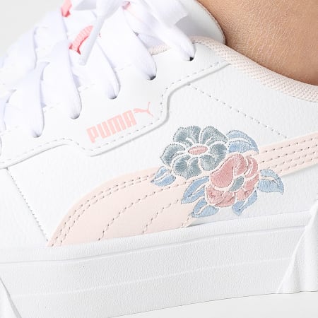 Puma - Zapatillas Mujer Carina 3.0 Floral 405624 Puma White Jasmine Flower