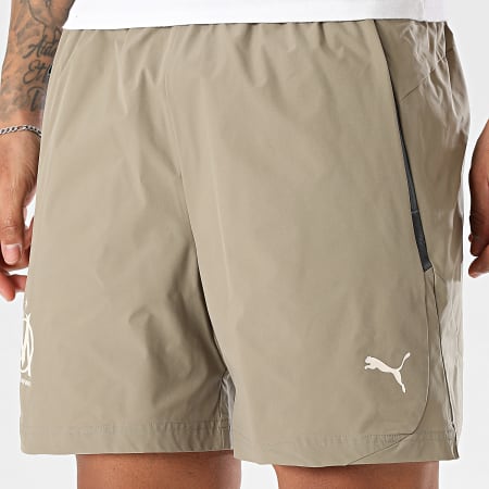 Puma - Short Jogging Relaxed PumaTech Woven OM 781565 Vert Kaki
