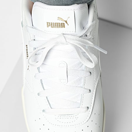 Puma - Zapatillas Court Premier 404516 Puma White Glacial Gray Gold