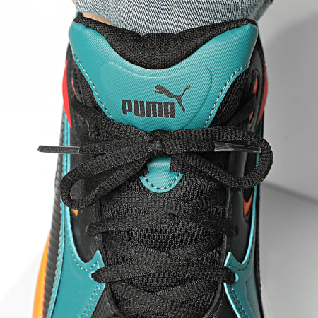 Puma - Zapatillas X-RAY 4 404747 Verde Hielo Negro Vermillion
