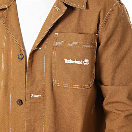 Timberland - Buttoned Chore Canvas Jacket 0YH32 Camel - Ryses