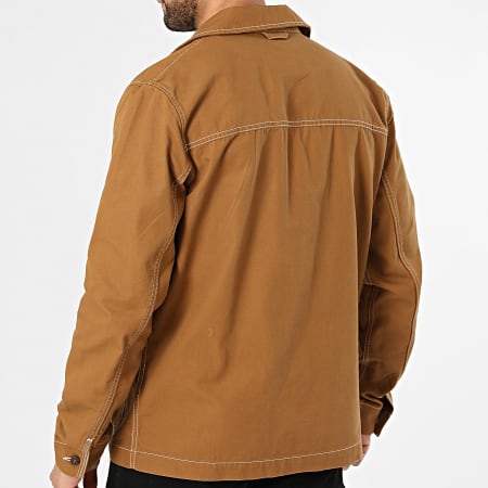 Timberland - Buttoned Chore Canvas Jacket 0YH32 Camel - Ryses