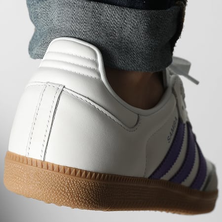 Adidas Originals - Baskets Samba OG IH9058 Footwear White Purple Rush Grey One