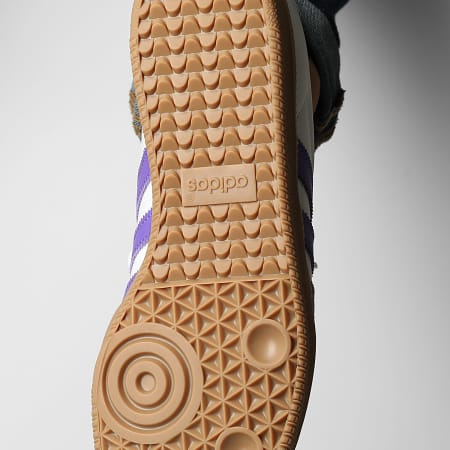 Adidas Originals - Baskets Samba OG IH9058 Footwear White Purple Rush Grey One