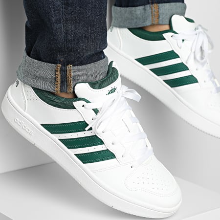 Adidas Sportswear - Baskets Hoops Classic KI1055 Footwear White Dark Blue Orbit Grey