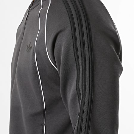 Adidas Originals - Veste Zippée A Bandes SST 2.0 KD5836 Gris Anthracite