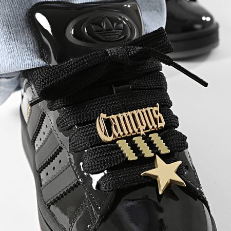 Adidas Originals - Baskets Femme Campus 00s IH4364 Core Black Gold Metallic