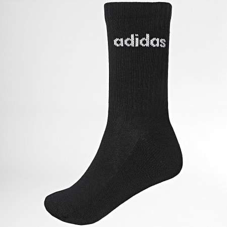 Adidas Sportswear - Lot De 10 Paires De Chaussettes Lin Crew KF9092 Noir