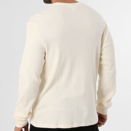 Calvin Klein - Sweat Crewneck Waffle EM217 Beige Clair