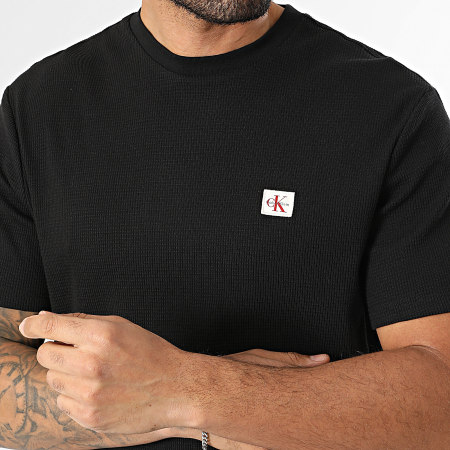 Calvin Klein - Tee Shirt Waffle 008G Noir