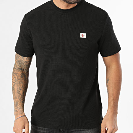 Calvin Klein - Tee Shirt Waffle 008G Noir