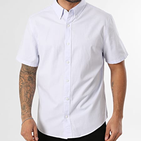 Calvin Klein - Chemise Manches Courtes M124 Bleu Clair