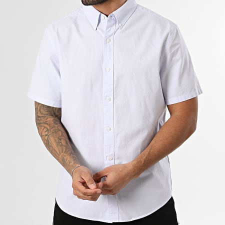 Calvin Klein - Chemise Manches Courtes M124 Bleu Clair