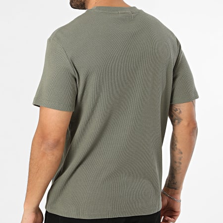 Calvin Klein - Tee Shirt Waffle 008G Vert Kaki