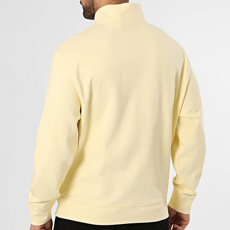 Calvin Klein - Sweat Col Zippé 244G Jeune Clair