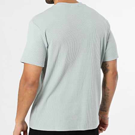 Calvin Klein - Tee Shirt Waffle 008G Bleu Clair